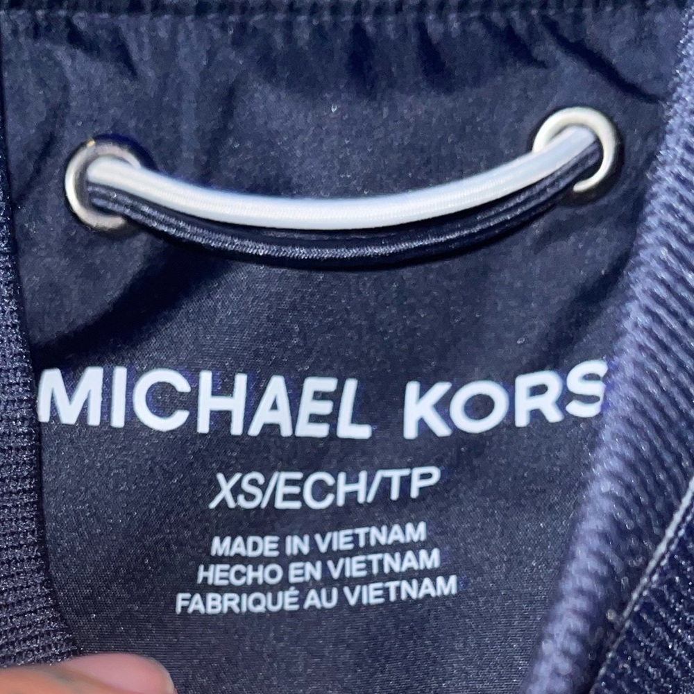 MICHEAL KORS VARSITY BLUE JACKET - Picture 2 of 2